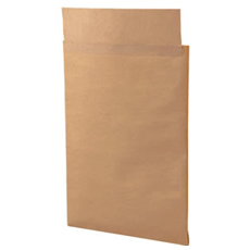 クロネコDM便対応サイズ！発送用紙袋に最適なマチ付きクラフト宅配袋です。